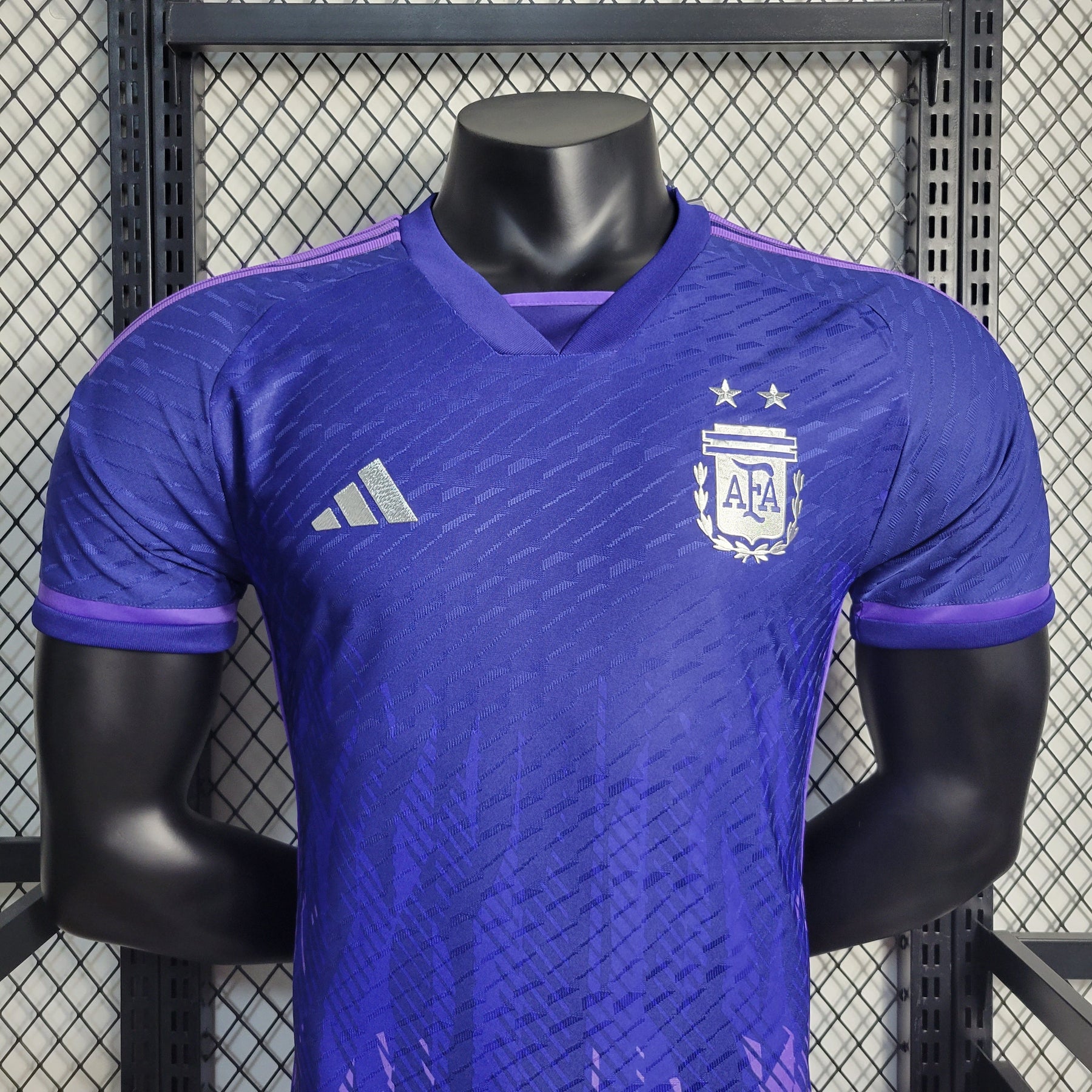 Camisa Seleção Argentina Away 2022/23 - Adidas Jogador Masculina - Azul/Roxa