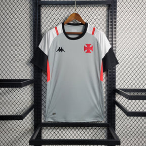 Camisa Vasco da Gama Treino 2023/24 - Kappa Torcedor Masculina - Cinza