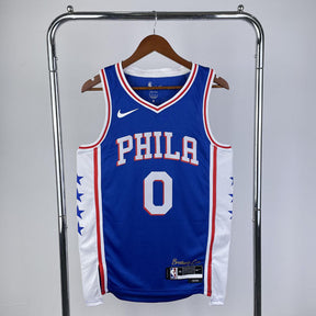 Regata NBA Philadelphia 76ers Icon Edition 23/24 Tyrese Maxey Azul