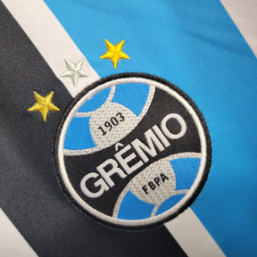 Camisa Grêmio Home 2023/24 - Umbro Torcedor Masculina - Azul/Preta