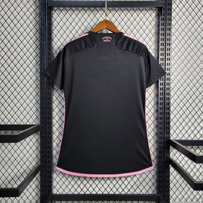 Camisa Inter Miami Away 2023/24 - Adidas Torcedor Feminina - Preta/Rosa