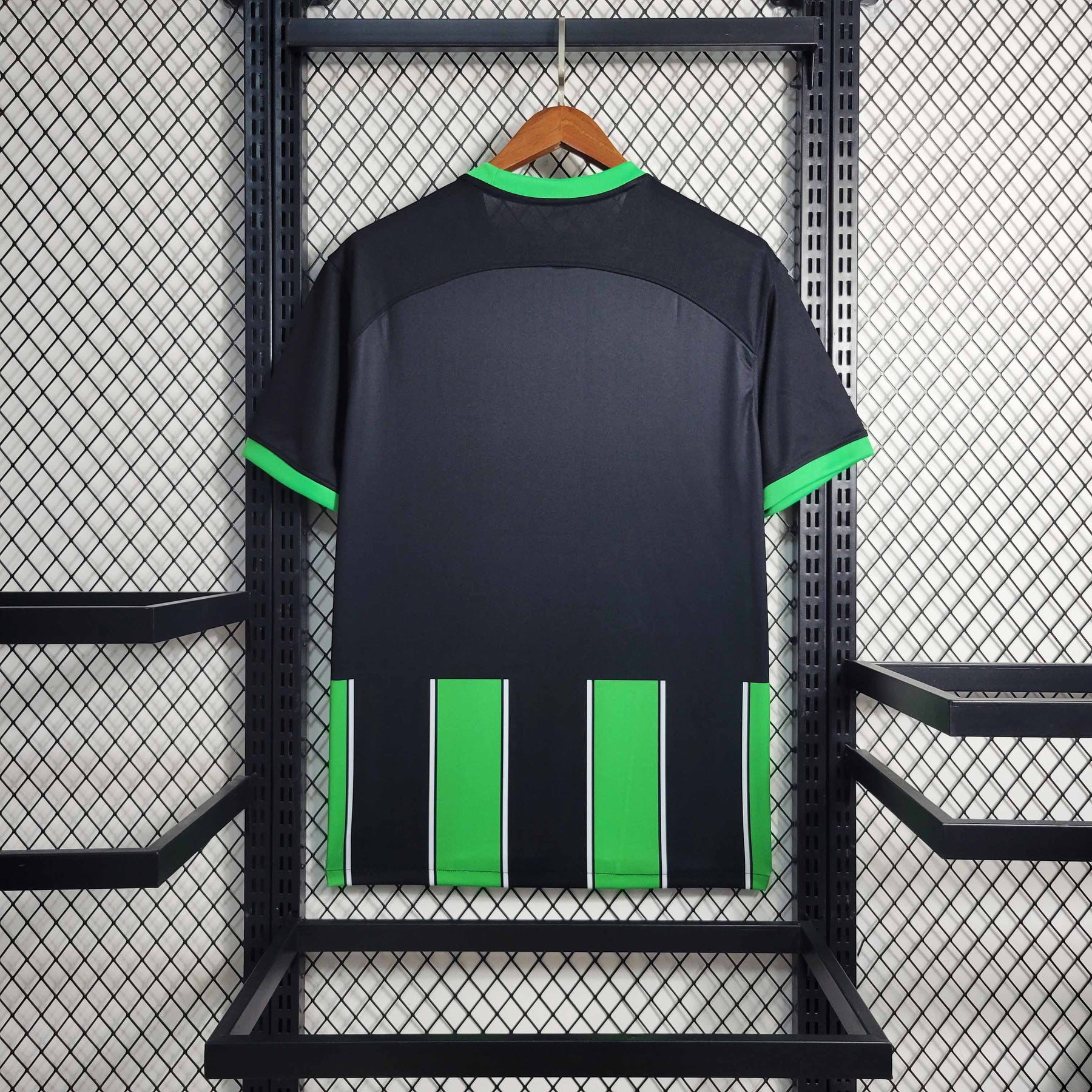 Camisa Brighton Away 2023/24 - Nike Torcedor Masculina - Preta/Verde