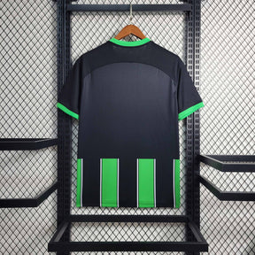 Camisa Brighton Away 2023/24 - Nike Torcedor Masculina - Preta/Verde