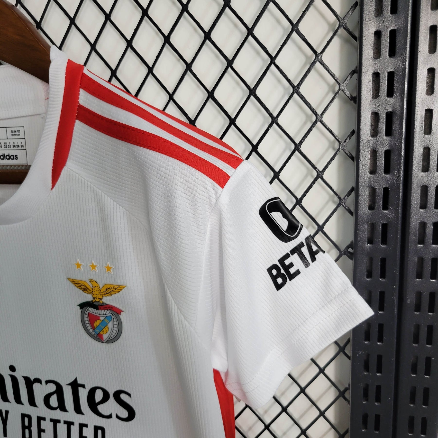 Kit Infantil Benfica Away 2023/24 - Adidas Torcedor - Branca