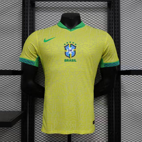 Camisa Seleção Brasil Home 2024/25 - Nike Jogador Masculina - Amarela/Verde