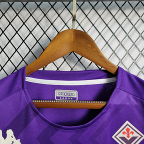 Camisa Fiorentina Home 2022/23 - Kappa Torcedor Masculina - Roxa/Branca