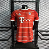 Camisa Bayern Adidas 2022/23 - Adidas Jogador Masculina - Vermelha/Branca