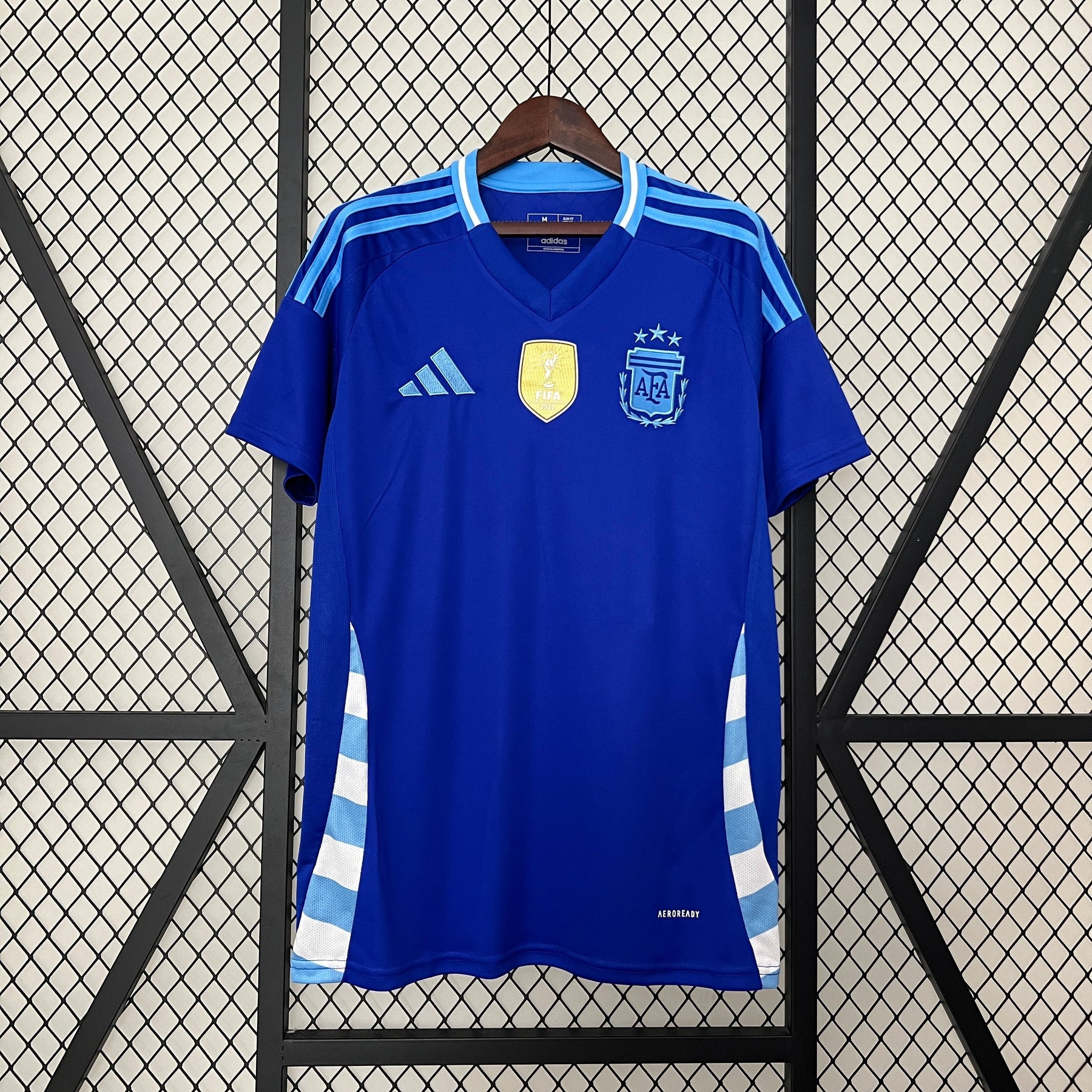 Camisa Seleção Argentina Away 2024/25 - Adidas Torcedor Masculina - Azul/Branca