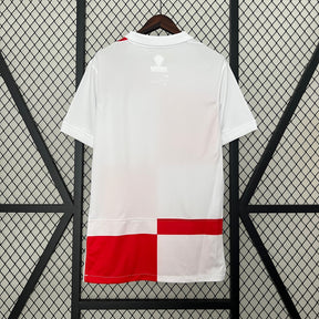 Camisa Seleção Croácia Home 2024/25 - Nike Torcedor Masculina - Branca/Vermelha