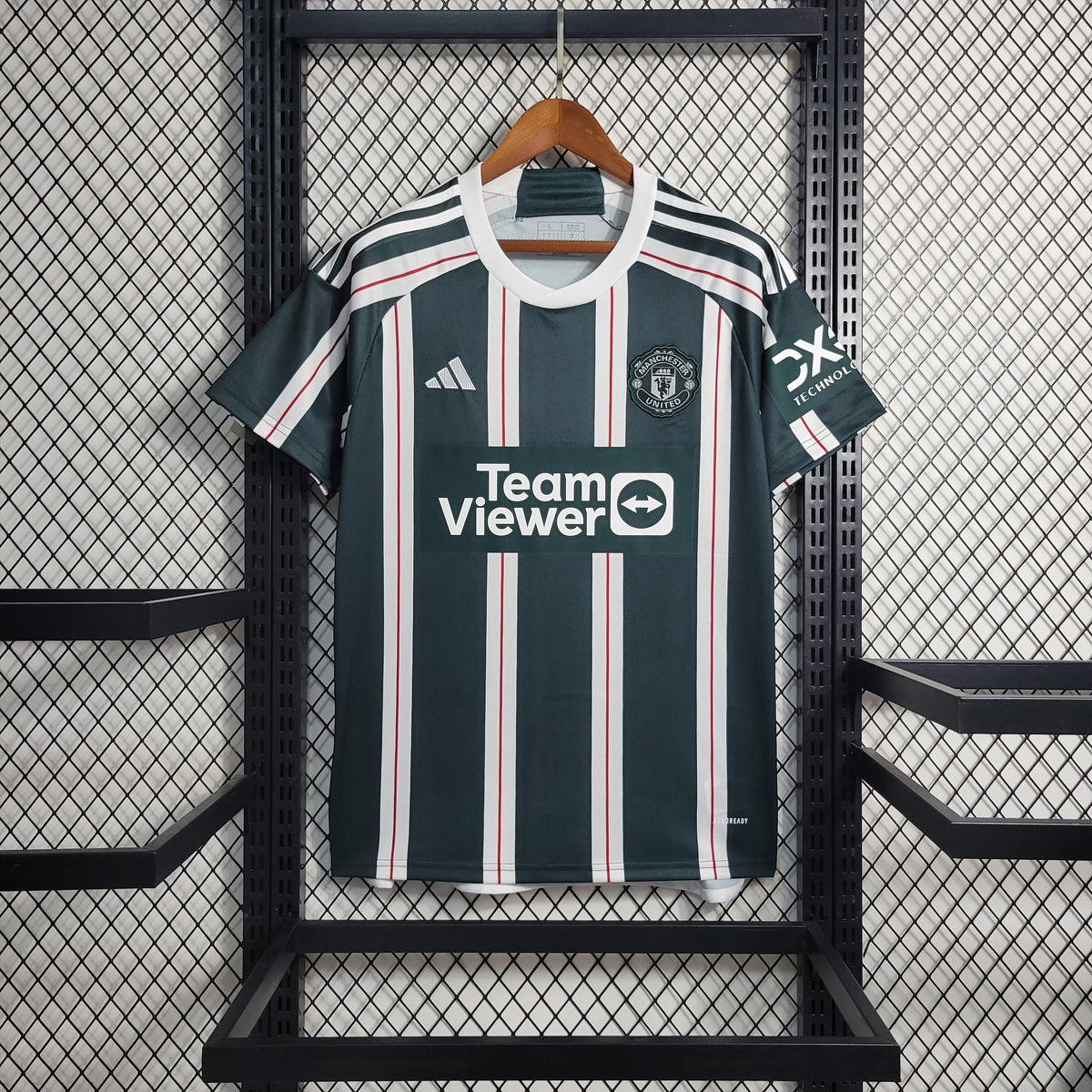 Camisa Manchester United Third 2023/24 - Adidas Torcedor Masculina - Verde/Branca