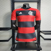 Camisa Flamengo Home 2023/24 - Adidas Jogador Masculina - Vermelha/Preta