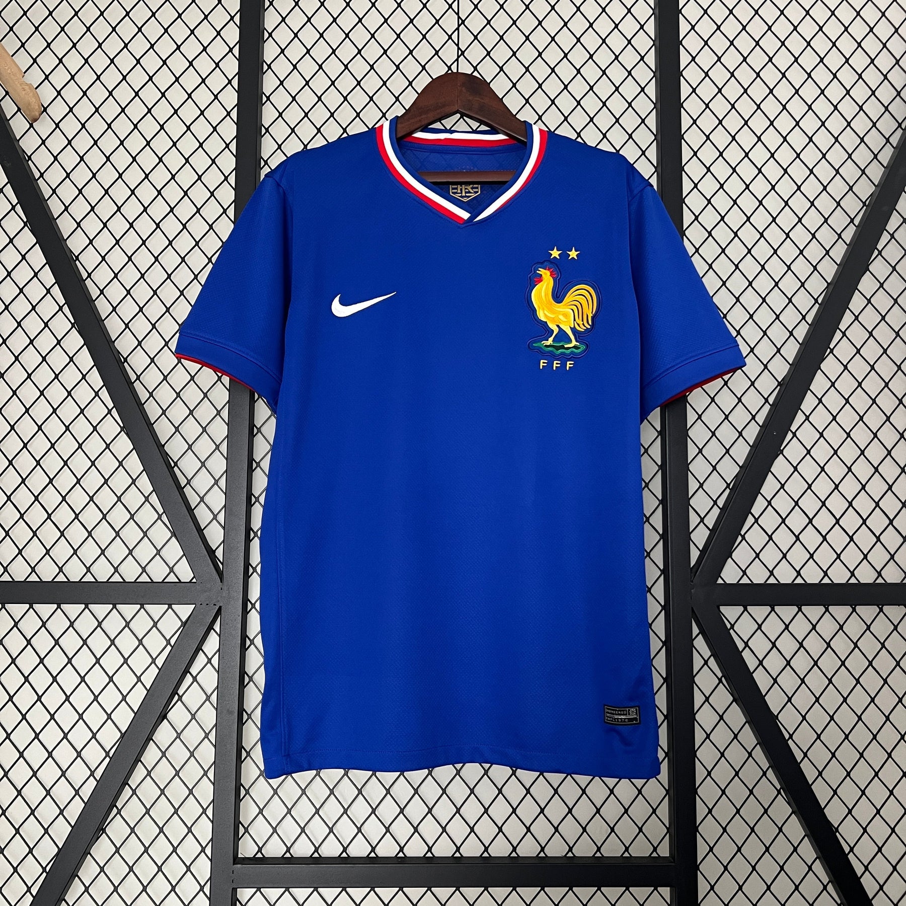 Camisa Seleção França Home 2024/25 - Nike Torcedor Masculina - Azul/Branca