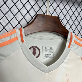 Camisa Roma Away 2024/25 - Adidas Torcedor Masculina - Branca/Laranja