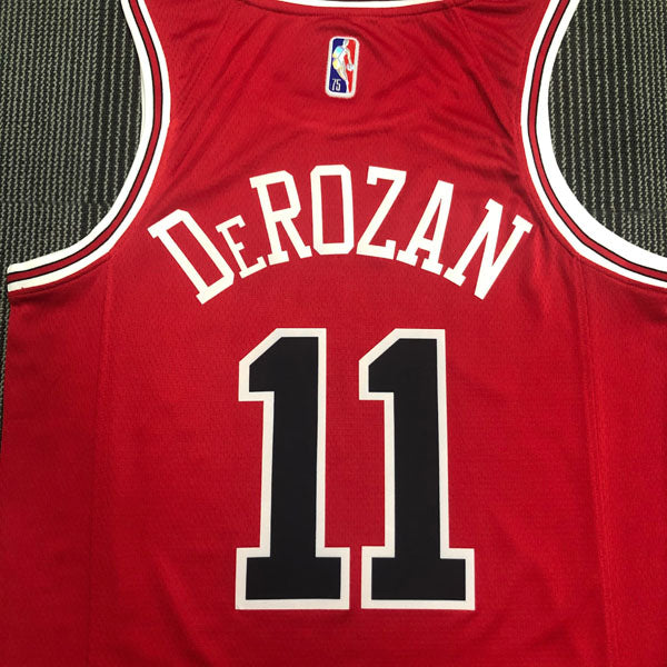 Regata NBA Chicago Bulls Icon Edição 75 anos DeRozan Vermelha