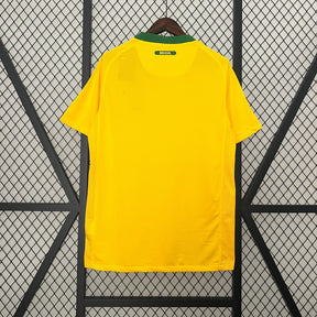 Camisa Seleção Brasil Home 2010 - Nike Retrô Masculina - Amarela/Verde