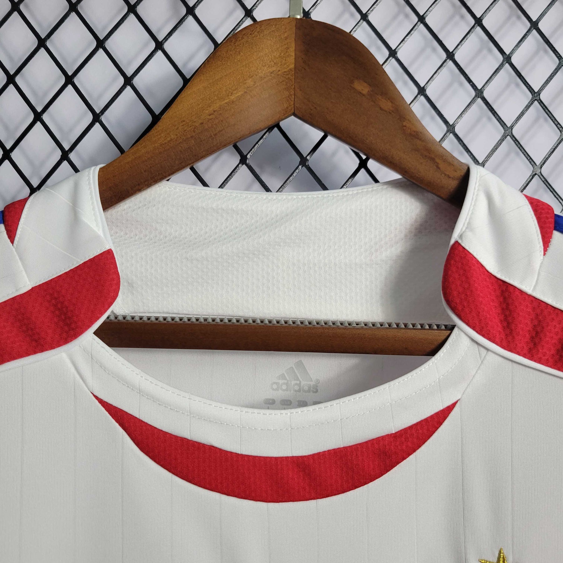 Camisa Seleção França 2006 - Adidas Retrô Masculina - Branca/Vermelha