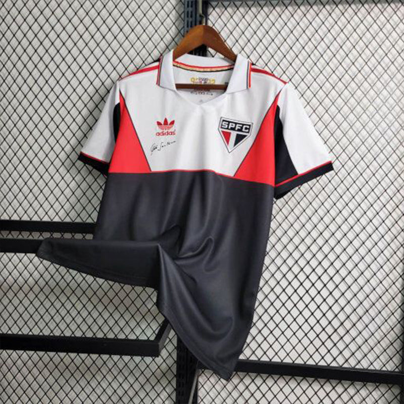 Camisa São Paulo Edição Especial 1992/93 - Adidas Retrô Masculina - Branca/Preta