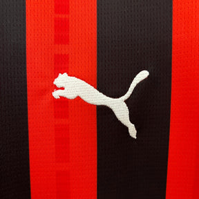 Camisa Milan Home 2024/25 - Puma Torcedor Masculina - Vermelha/Preta