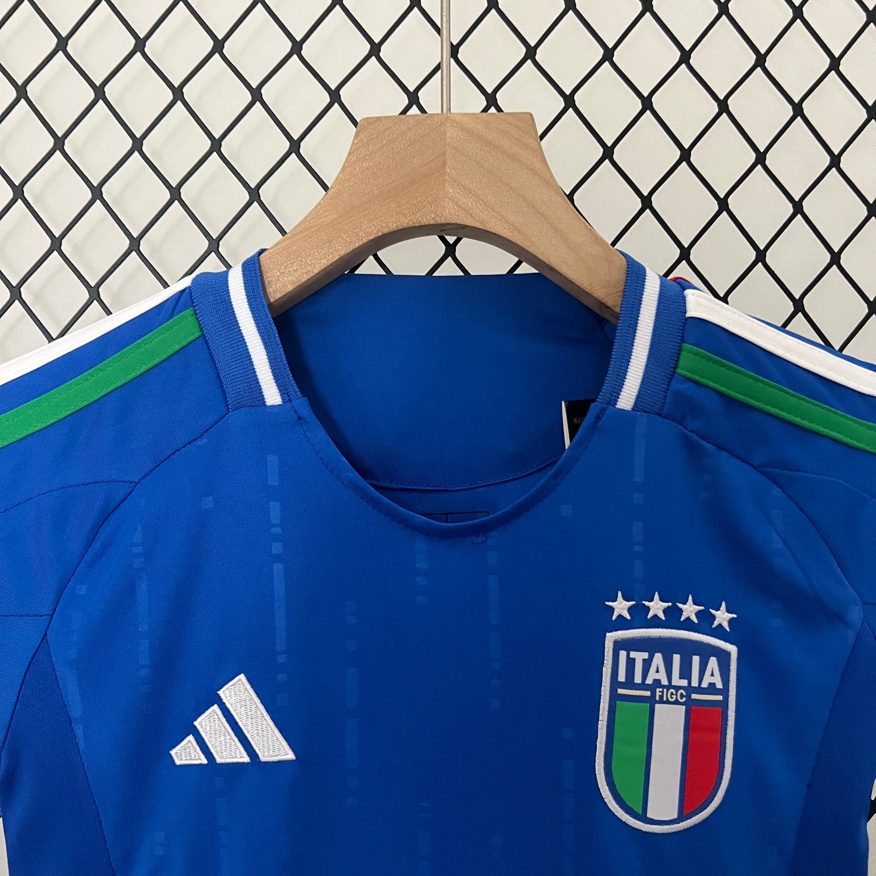 Kit Infantil Seleção Itália Home 2024/25 - Adidas Torcedor - Azul