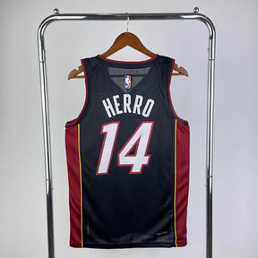 Regata NBA Miami Heat Icon Edition 23/24 Tyler Herro Preta