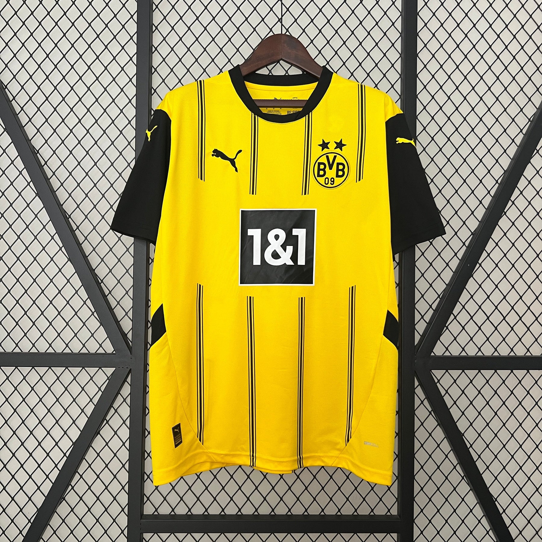 Camisa Borussia Dortmund Home 2024/25 - Puma Torcedor Masculina - Amarela/Preta