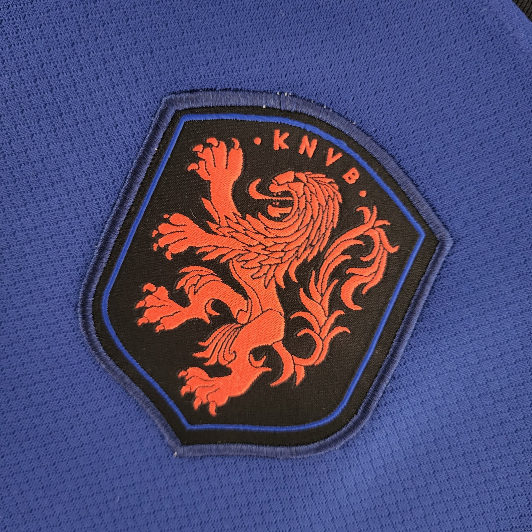 Camisa Seleção Holanda Away 2022/23 - Nike Torcedor Masculina - Azul/Laranja