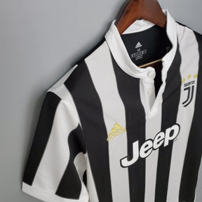 Camisa Juventus Home 2017/18 - Adidas Retrô Masculina - Preta/Branca