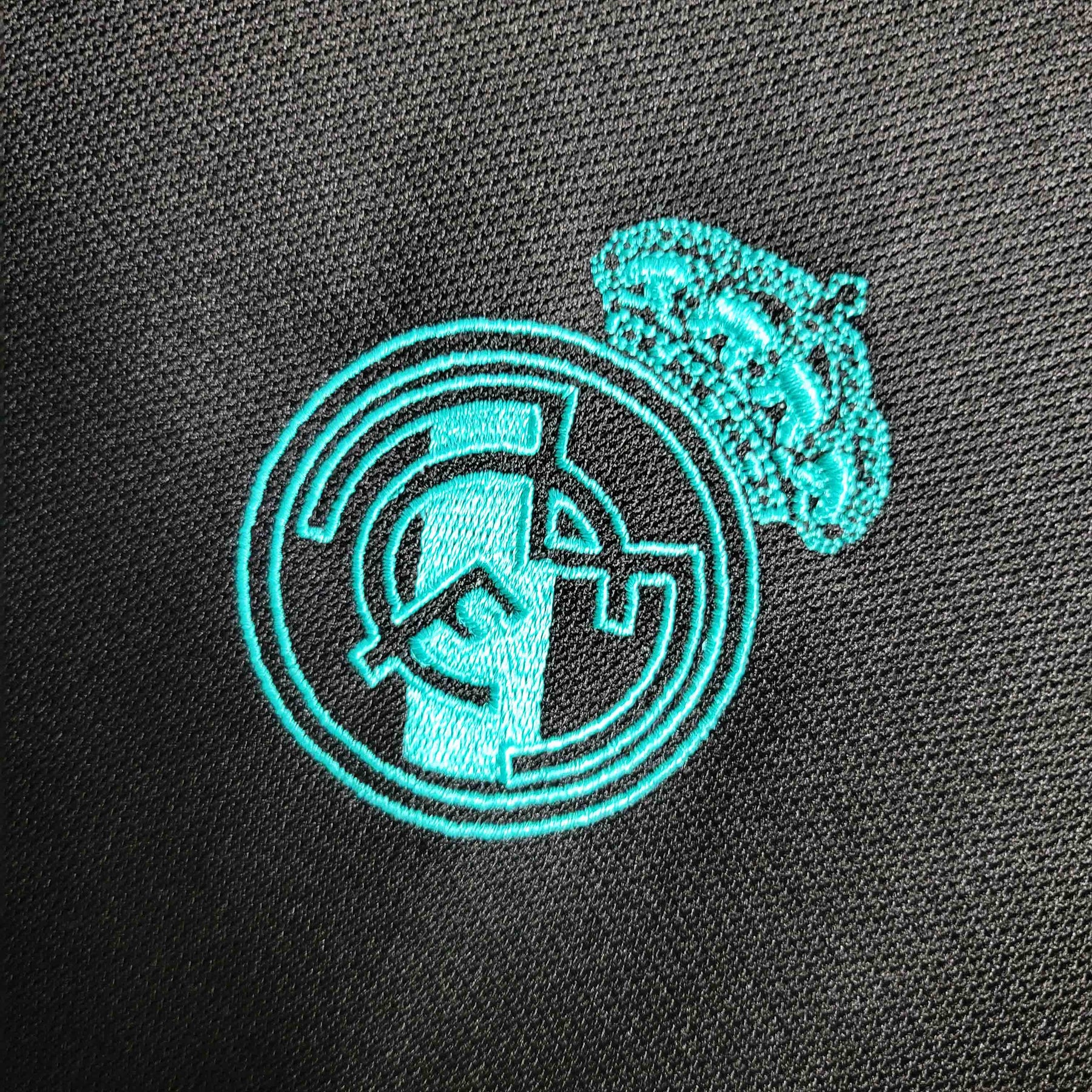 Camisa Real Madrid Away 2017/18 - Adidas Retrô Masculina - Preta/Azul