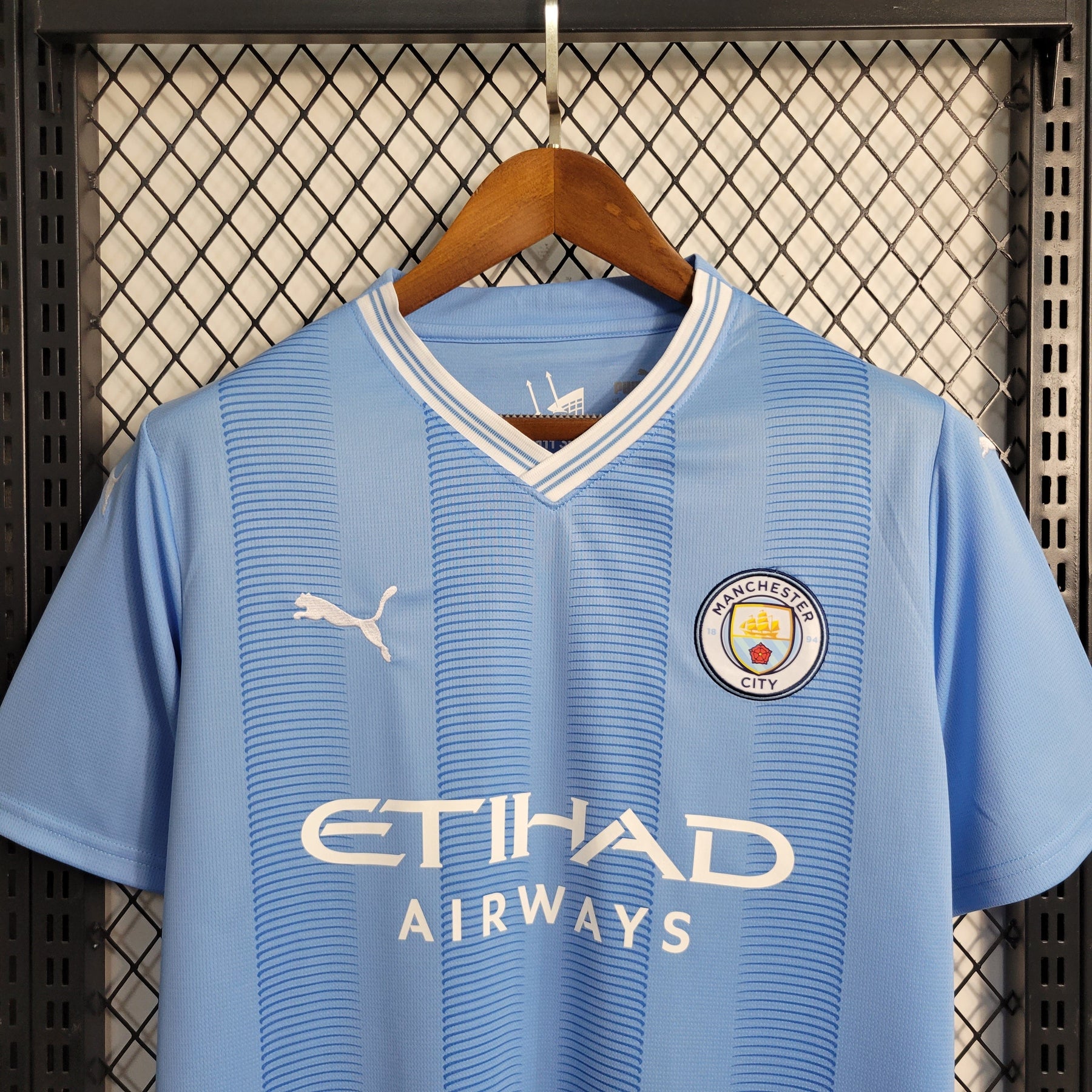 Camisa Manchester City Home 2023/24 - Puma Torcedor Masculina - Azul