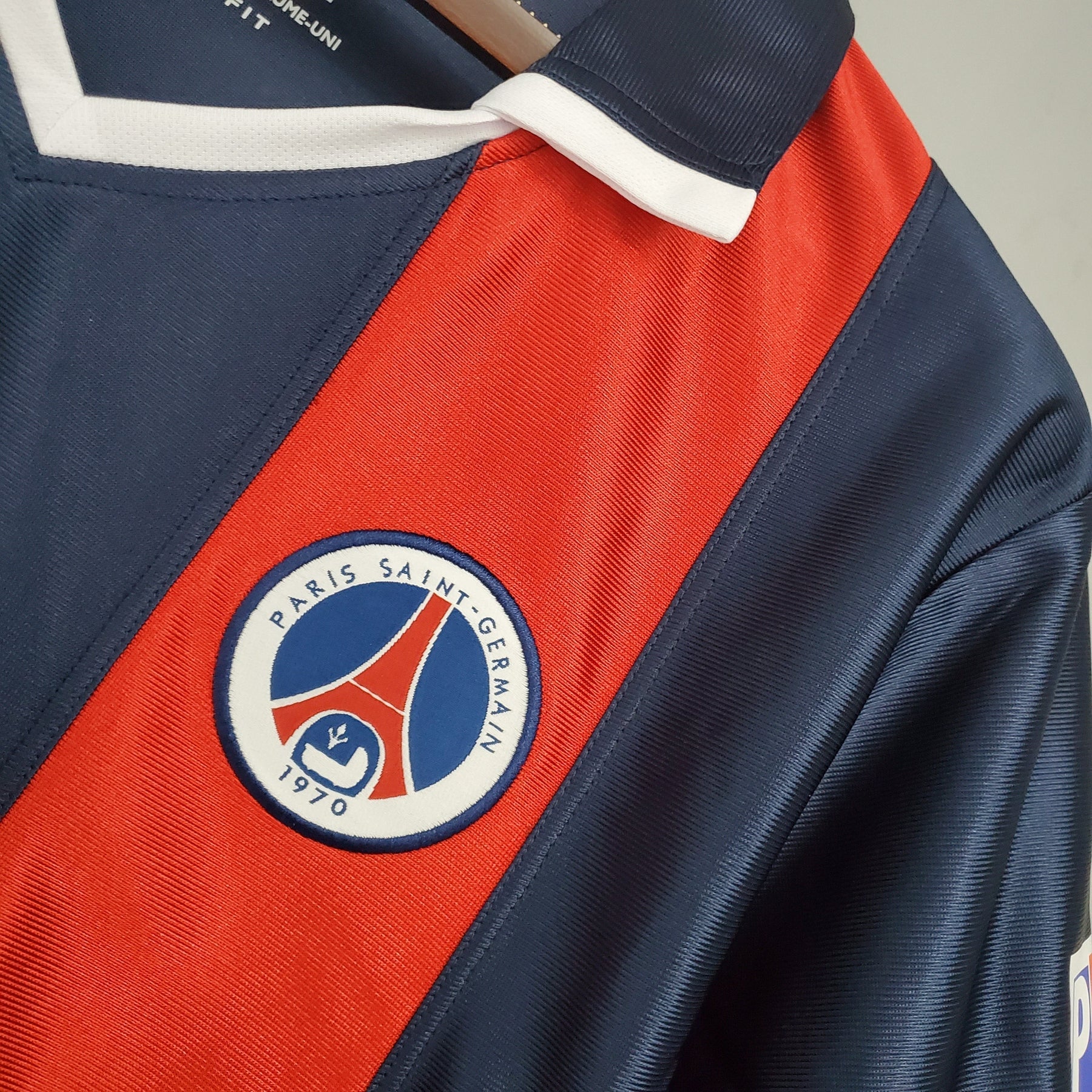 Camisa PSG Home 2001/02 - Nike Retrô Masculina - Azul/Vermelha