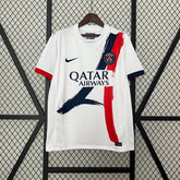 Camisa PSG Away 2024/25 - Nike Torcedor Masculina - Branca/Azul