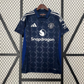 Camisa Manchester United Away 2024/25 - Adidas Torcedor Masculina - Azul