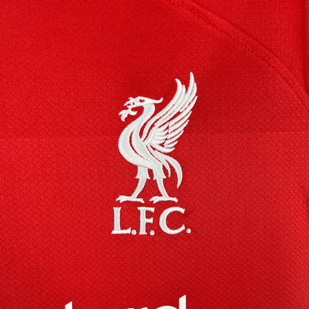 Camisa Liverpool Home 2023/24 - Nike Torcedor Masculina - Vermelha