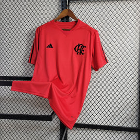 Camisa Flamengo Treino 2023/24 - Adidas Torcedor Masculina - Vermelha/Preta