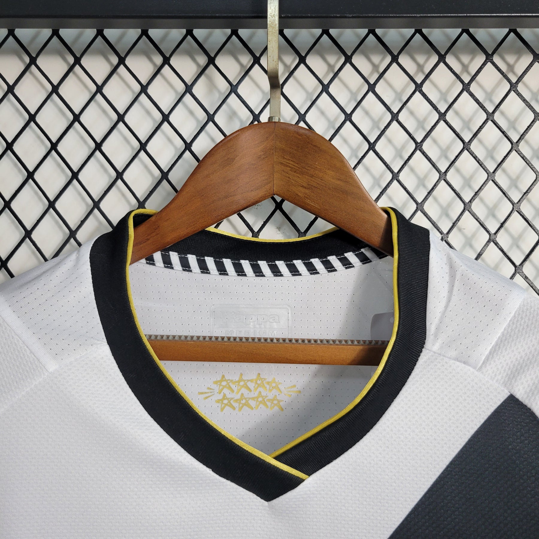 Camisa Vasco Away 2023/24 - Kappa Torcedor Feminina - Branca/Preta