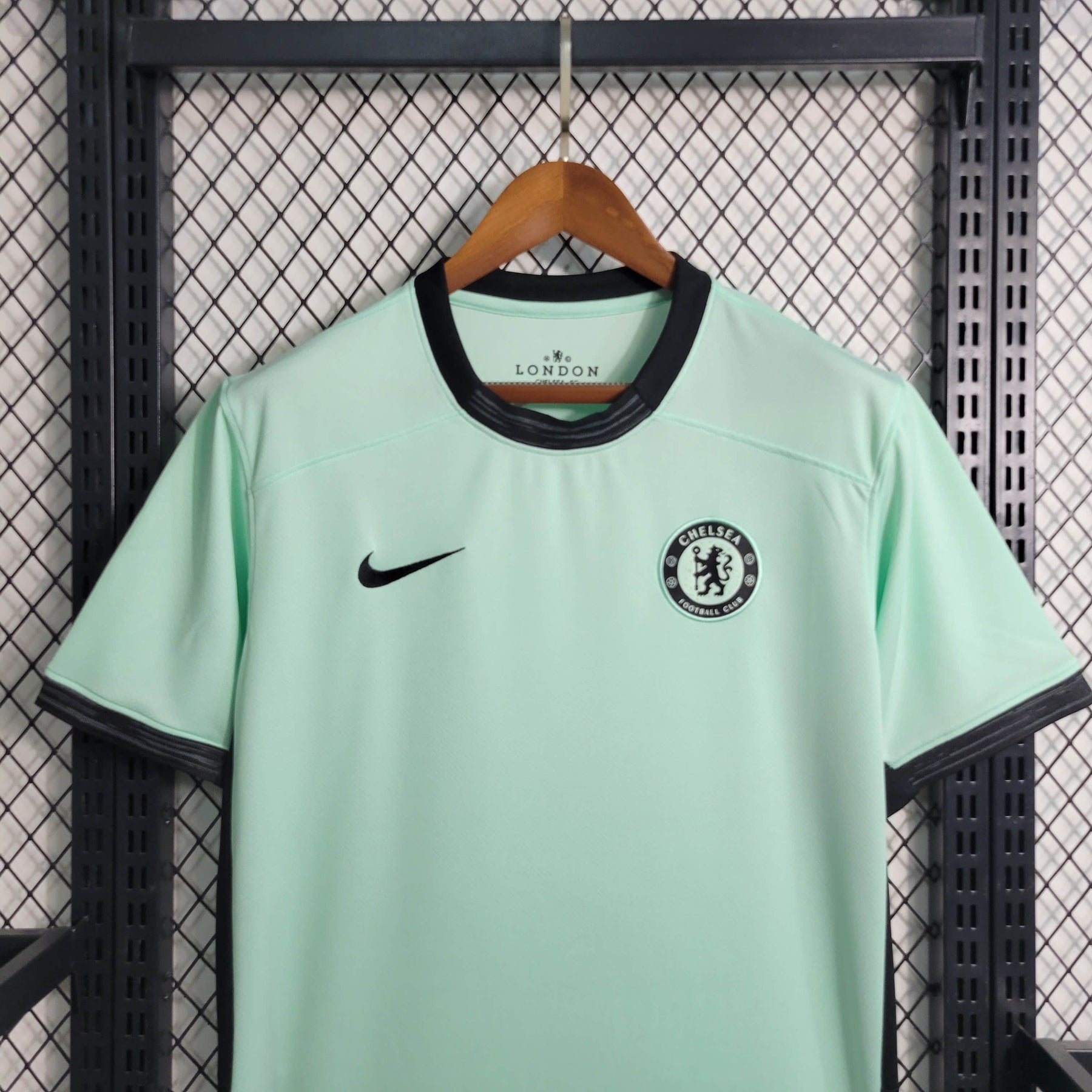 Camisa Chelsea Third 2023/24 - Nike Torcedor Masculina - Verde/Preta