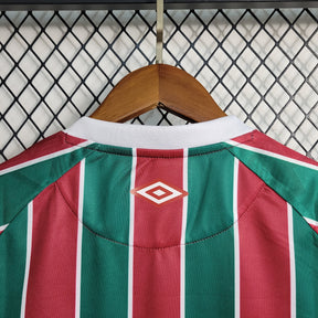 Camisa Fluminense Home 2023/24 - Umbro Torcedor Feminina - Vermelha/Verde