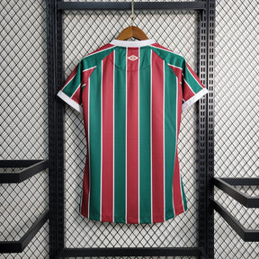 Camisa Fluminense Home 2023/24 - Umbro Torcedor Feminina - Vermelha/Verde