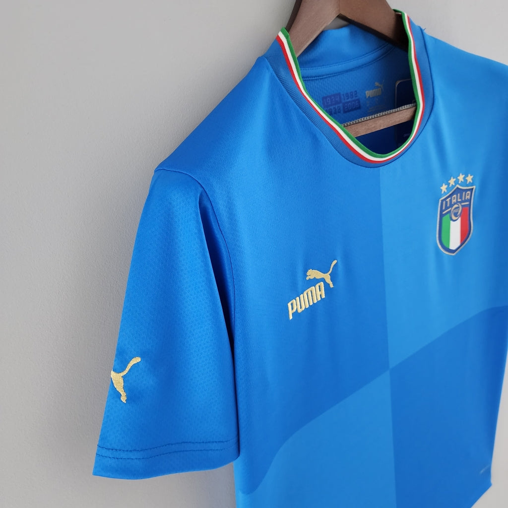 Camisa Seleção Itália Home 2022/23 - Puma Torcedor Masculina - Azul