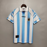 Camisa Seleção Argentina Home 1997/98 - Adidas Retrô Masculina - Azul/Branca