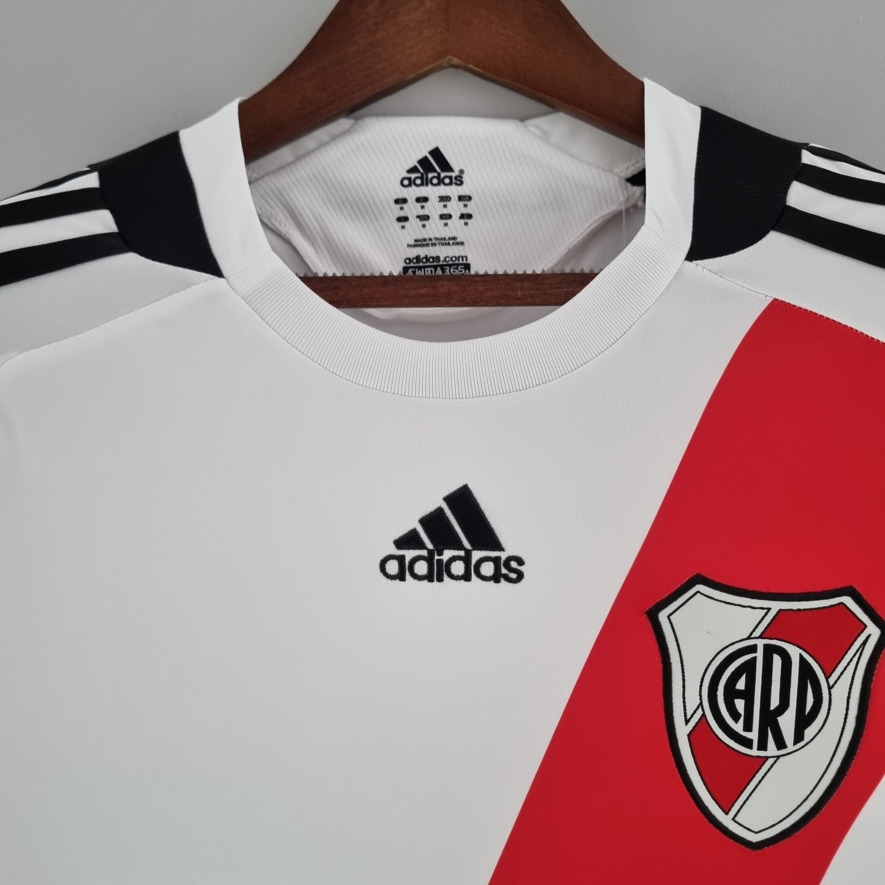 Camisa Manga Longa River Plate Home 2009/10 - Adidas Retrô Masculina - Branca/Vermelha