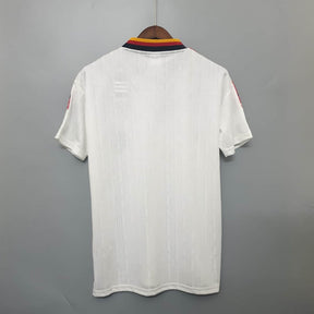 Camisa Seleção Alemanha 1994 - Adidas Retrô Masculina - Branca/Preta