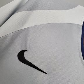 Camisa PSG 2001/2002 - Nike Retrô Masculina - Cinza/Preta