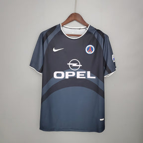 Camisa PSG 2001/02 - Nike Retrô Masculina - Preta/Azul