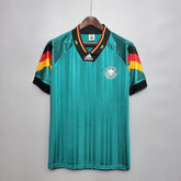 Camisa Seleção Alemanha  1992 - Adidas Retrô Masculina - Verde/Preta