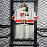 Camisa São Paulo Home 2006/07 - Retrô Masculina - Branca/Vermelha