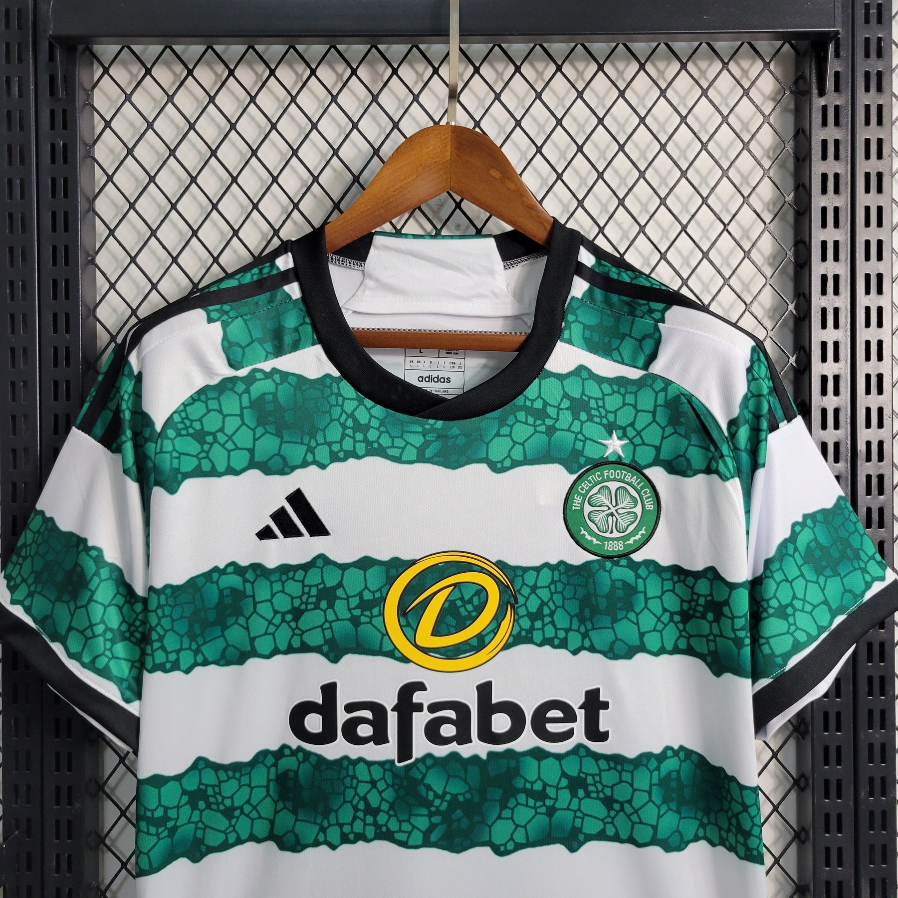 Camisa Celtics Home 2023/24 - Adidas Torcedor Masculina - Verde/Branca