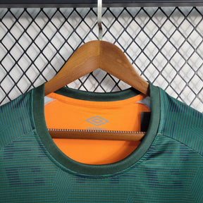 Camisa Fluminense Treino 2023/24 - Umbro Torcedor Masculina - Laranja/Verde