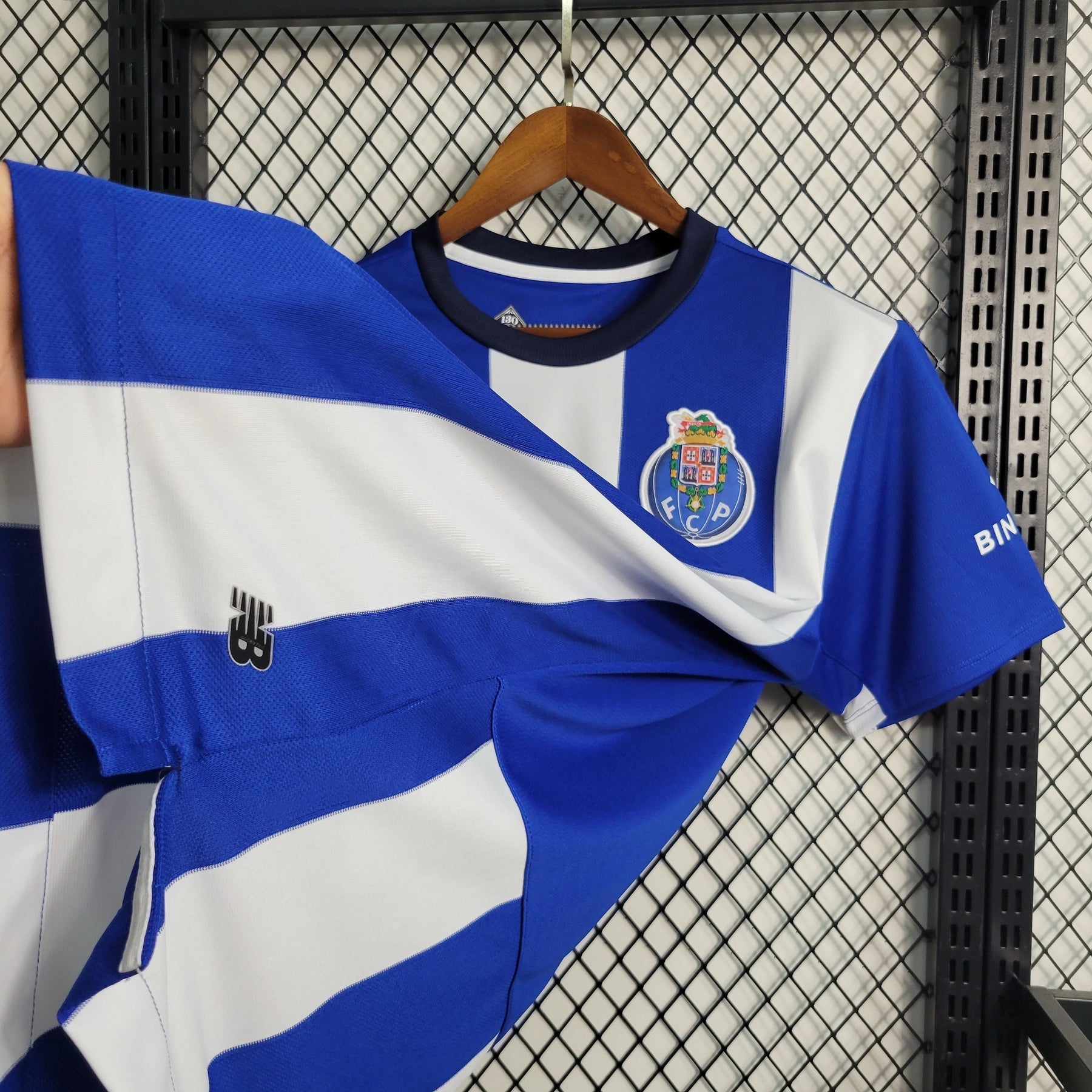 Camisa Porto Home 2023/24 - New Balace Torcedor Masculina - Azul/Branca