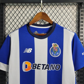 Camisa Porto Home 2023/24 - New Balace Torcedor Masculina - Azul/Branca